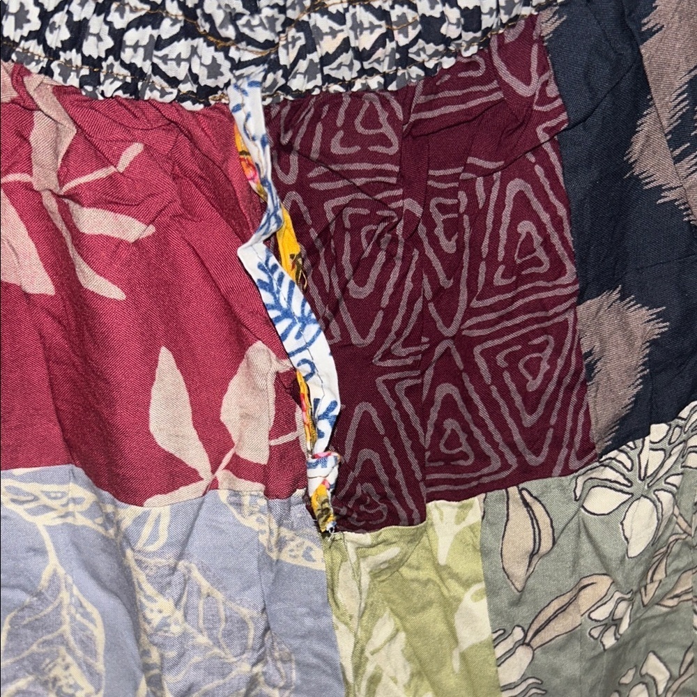 Patchwork Bohemian Women's Pants - Picture 8 of 8